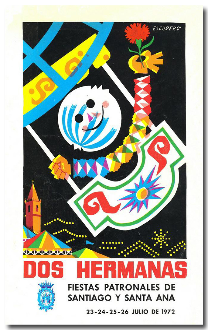 Fiestas patronales de Santiago y Santa Ana 1972 Dos Hermanas